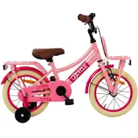 2Cycle Transportfiets 14 inch (3 tot 5 jaar) voor meisjes roze