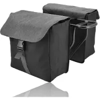 Discountershop Fietstassen Dubbel - Waterdicht - Fietstas 40 Liter – Fietstas Achterdrager – Geschikt voor E-Bike – Zwart
