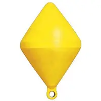 PLASTIMO Bi-conical Marking Buoy Geel 80 cm