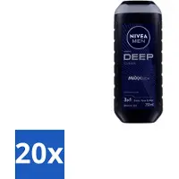 Nivea Men Douchegel Deep Clean 250 ml - Bulkverpakking - 20 stuks