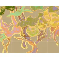 IXXI Taking Root, Arty Guava & Van Gogh 21st Century - 100 x 80 cm - Gratis ophangtool - Grote wanddecoratie en posters - Digitale Kunst, Klassiek