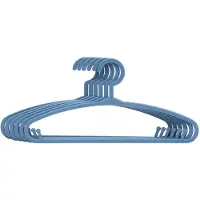 Atmosphera Kids Kinderhanger - Kledinghanger - Blauw - 24 stuks - Kunststof