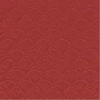 IHR Servet Luxe - 48x - 3-laags - met schub patroon - donker rood - 33 x 33 cm