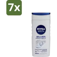 Nivea Men – Douchegel – Silver Protect – 250 ml - Bulkverpakking - 7 stuks