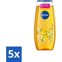 Nivea – Douchegel – Exotic Feeling – 250 ml - Bulkverpakking - 5 stuks