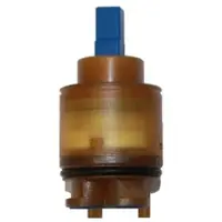 Paffoni Complete cartridge met blauwe dispenser, diameter 35 mm