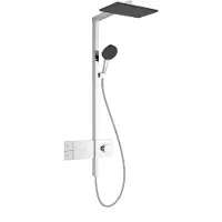 Hansgrohe Raindance Alive Q Showerpipe regendoucheset 210/340 1jet, Ecosmart met Showerselect Comfort Glanzend Chroom