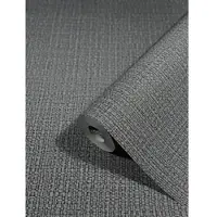 Marburg behang vintage deluxe course fabric look donkergrijs