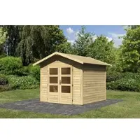 Karibu Woodfeeling tuinhuis, model Talkau 4, onbehandeld hout; 83336