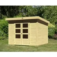 Karibu Woodfeeling tuinhuis, Kandern 6, in natuurlijke staat; postcode 82988