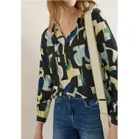 Cecil Dames Gedessineerde blouse - Groen - XXL