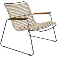 Houe CLICK Ruime tuinstoel met armleuningen 75,5x78 cm