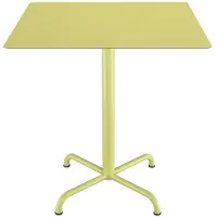 Houe Bijzettafel Buiten Pico Café Table 4 Star Base Lemon Zest 70 x 70 cm