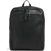 The Chesterfield Brand Jasper Dagrugzak Leer 39 cm Laptop compartiment zwart