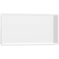 Hansgrohe XtraStoris Original wandnis met frame 300/600/100 matwit, 56064700