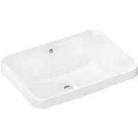 Hansgrohe Inbouwwastafel Xuniva Q, 55x40 cm, zonder afvoergat, wit, zonder SmartClean, wit, zonder SmartClean