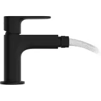 Hansgrohe Bidetmengkraan rebris s eengreeps met safetyfunctie en trekwaste mat zwart