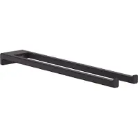 Hansgrohe Handdoekhouder 2-lids AddStoris Mat Zwart