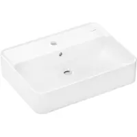 Hansgrohe Xuniva Q - Waskom, 60x45 cm, met overloop, kraangat, wit 60172450