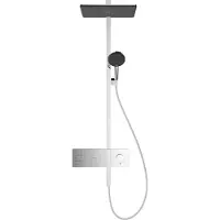 Hansgrohe Raindance Alive Q - Doucheset met thermostaat, 21x34 cm, 3 stralen, chroom 24590000