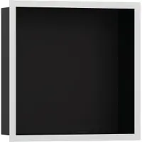 Hansgrohe Wandniche XTRASTORIS Individual, inbouwmaten 300x300x100mm, designframe matwit, afmetingen 300 x 300 x 100 mm, designframe matwit