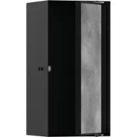 Hansgrohe Wandniche XTRASTORIS, steenlook. Deur: 300x150x140mm. Kleur: matzwart. Afmetingen: 300 x 150 x 140 mm