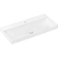 Hansgrohe wastafelblad Xelu, model Q, afmetingen 1000x480 mm, met kraangat/overloop, SmartClean coating, artikelnummer 61039450