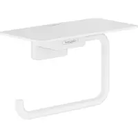 Hansgrohe AddStoris wc-rolhouder met planchet wit mat
