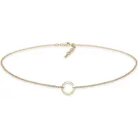 Elli Halsketting Chokerketting 925 Sterling Zilver verguld