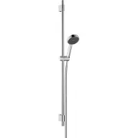 Hansgrohe Activera S - Doucheset - EcoSmart waterbesparend - Select-knop bediening - 95mm maat - 2 straalfuncties - met glijstang Varia 105 cm - Chroom