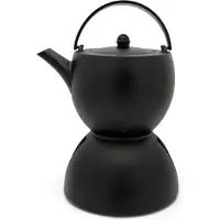 Bredemeijer Theeset Sencha Gietijzer Zwart Met Theelicht 1,2L
