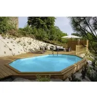 Gre Safran Pool Liner Blauw 637 x 412 x 133 cm
