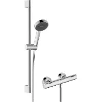 Hansgrohe renovatiest Activera Select S 95 2jet EcoSmart met Ecostat Fine en glijstang 65 cm chroom
