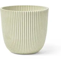 Capi Europe Bloempot Groove Sawdust Beige D 16,5 H 15 Cm