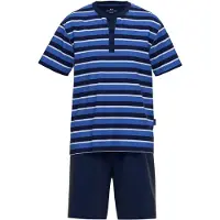 Götzburg Pyjama kort blauw / navy / wit