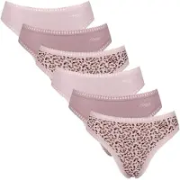 Sloggi Slip bruin / rosa / oudroze