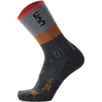 UYN Sportsokken grijs / donkergrijs / donkeroranje / rood