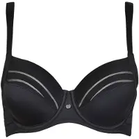 Lisca Zwarte beugel bh Alegra B - E | Maat 100