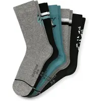 Schiesser Sokken ' "Jump" ' blauw / grijs / zwart