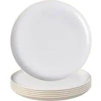 Villeroy & boch Dinerbord Crafted Cotton Crème (Set van 6)