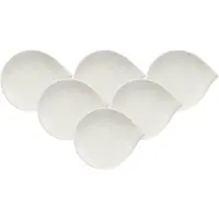 Villeroy & Boch Multipack Villeroy & Boch Flow broodbord - 6 stuks, Bord, Wit