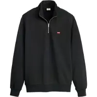 Levi's Sweatshirt 'Original Housemark Quarter-Zip Pullover' rood / zwart / wit