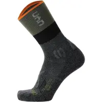 UYN Sportsokken grijs / lichtgrijs / oranje / zwart