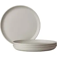 Mepal ontbijtbord Silueta - 4 stuks - Camping borden - Nordic white