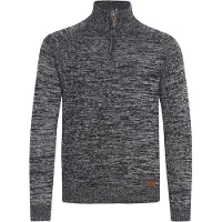 Blend Trui 'Danovan' bruin / zilvergrijs / rood / zwart gemêleerd