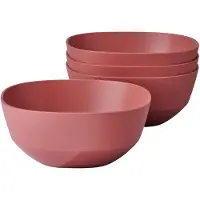 Mepal serveerschaal Silueta - 4x 750 ml - Saladeschaal - Vivid mauve