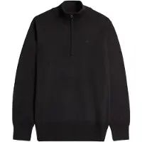 G-Star Trui 'Premium Core Half Zip Knit' zwart