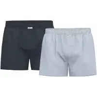 Seidensticker Boxershorts blauw / grijs