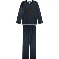 Sanetta Nachtkledij marine / oranje / zwart