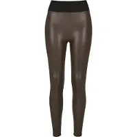 Urban Classics Leggings donkerbruin / zwart